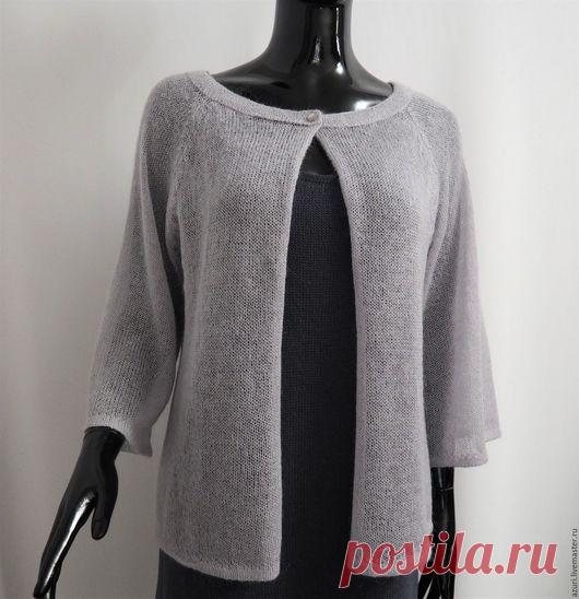 Купить Жакетик из кид-мохера - кардиган, кардиган вязаный, кардиган женский, кардиган купить