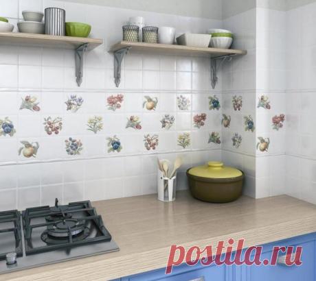 Кухонные фартуки из керамической плитки