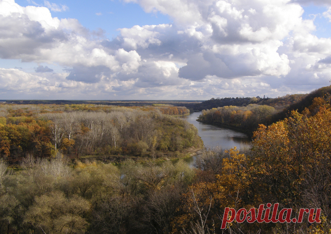 Видовые места Хопёрского заповедника на реке Хопёр