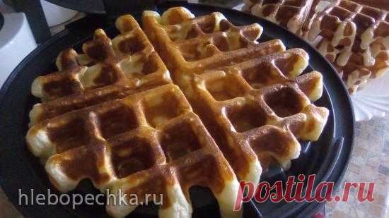 Творожные вафли от И. Лазерсона в вафельнице Gfgrill GF-020 Waffle Pro - Хлебопечка.ру