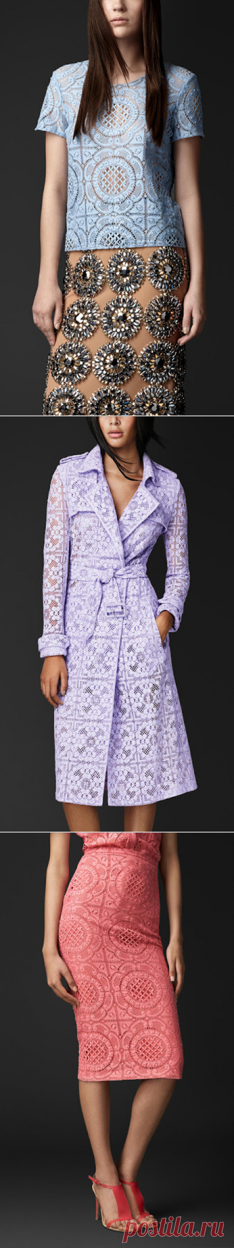 Кружевное решето от Burberry