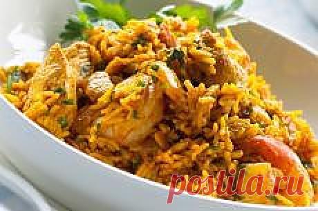 Рис с креветками в мультиварке