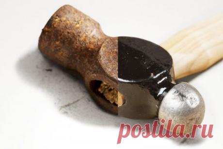 Как смыть ржавчину с инструментов, чтобы они блестели как новые