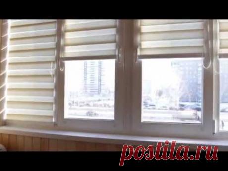 Балкон, законное переоборудование. Рулонные шторы. БАЛКОН-СИТИ