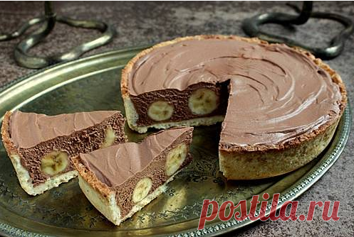 Торт с бананами и шоколадным муссом / Меню недели