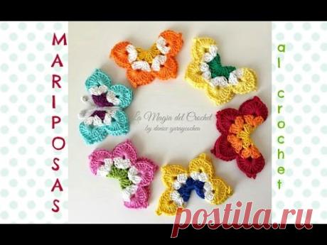 Cómo hacer Mariposas al Crochet