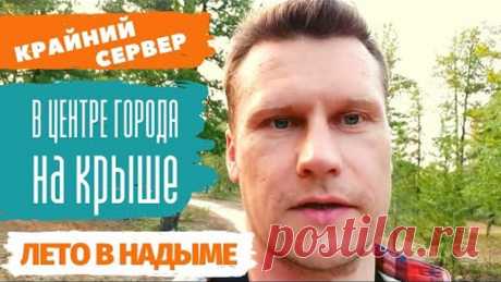 ЛЕТО В НАДЫМЕ на Крайнем севере. Обзор с КРЫШИ В ЦЕНТРЕ НАДЫМА.