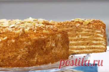 Карамельный Торт, похожий на Медовик — Домашняя кулинария