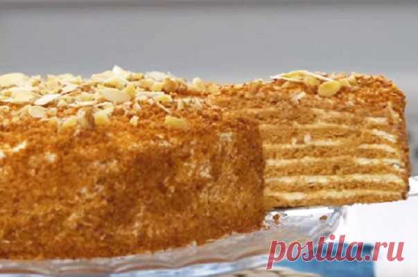 Карамельный Торт, похожий на Медовик — Домашняя кулинария
