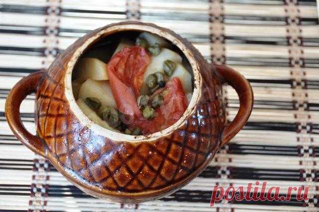 Окорочка в горшочке с картошкой, грибами и помидорами рецепт с фото пошагово - 1000.menu