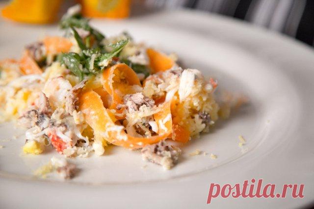 Салат Мимоза с крабовым мясом - рецепт с фотографиями - Patee. Рецепты