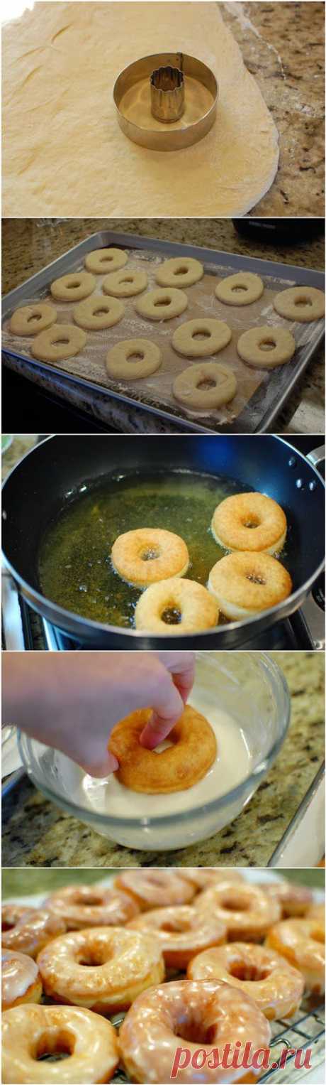 kiss recipe: Homemade Glazed Donuts (Krispy Kreme Doughnut Copycat Recipe)
