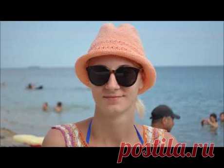 Связала шляпу на море/фото-видео VLOG//Ильичевск (Черноморск) 2018