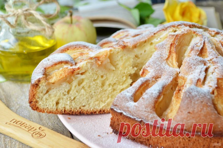 Яблочный пирог из детства - пошаговый рецепт с фото на Повар.ру