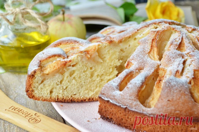 Яблочный пирог из детства - пошаговый рецепт с фото на Повар.ру