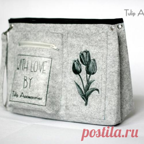 Как сделать из фетра загадочный «тинтамар», или шьем органайзер в сумку