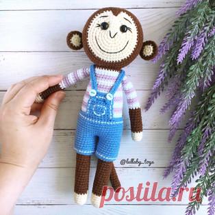 Обезьянка Дуду амигуруми. Схемы и описания для вязания игрушек крючком! Бесплатный мастер-класс от Елены Александровой по вязанию обезьянки по имени Дуду. Высота вязаной крючком игрушки примерно 27 см. Для изготовления так…