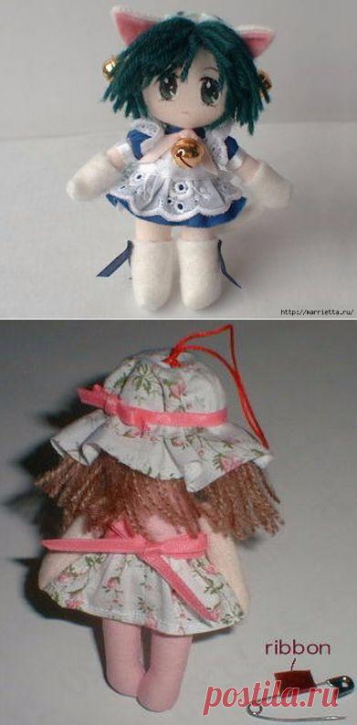 Шьем куколку аниме. Миниатюрные девочки