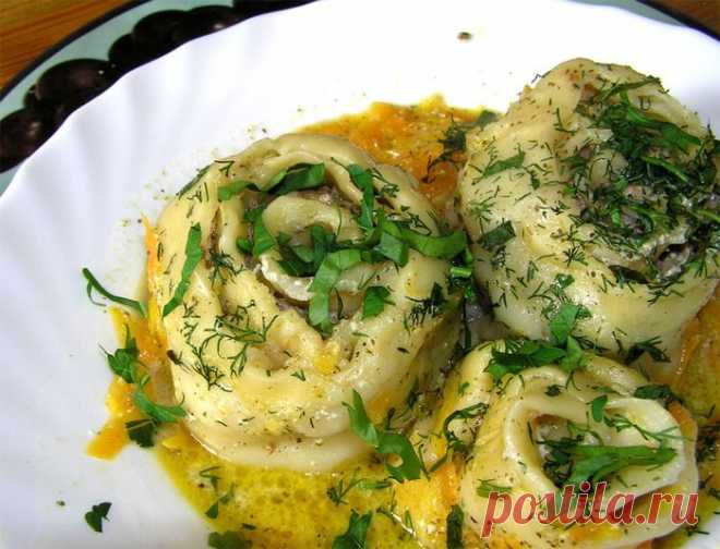 Ленивые пельмени (Остряки, розы Кавказа, гусарики, Maultaschen, (Маульташен))