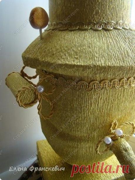 Самовар с конфетами из пластиковой бутыли