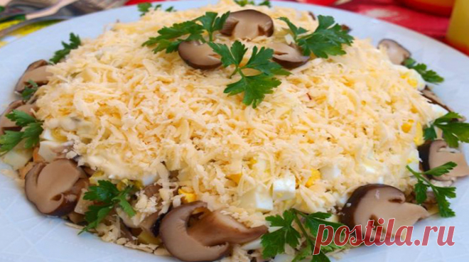 Рецепт простого, но очень вкусного салата 