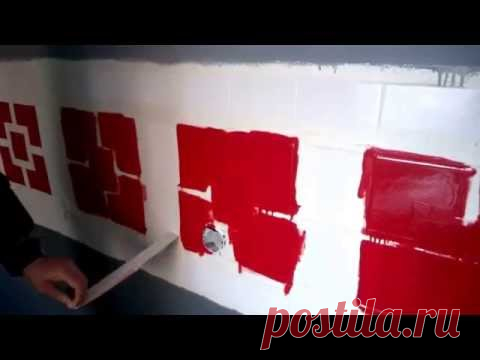 своими руками - красим кафельную плитку
