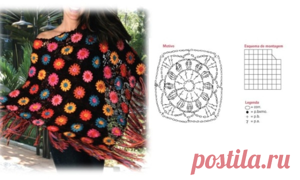Ponchos et étoles : modèles et grilles à imprimer ! - Crochet Passion