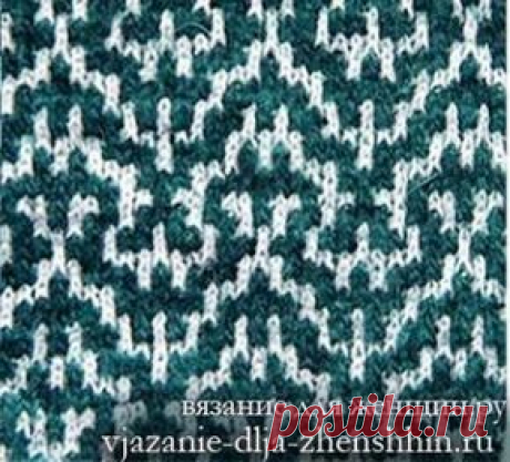 Многоцветные узоры спицами с описанием и схемами 2