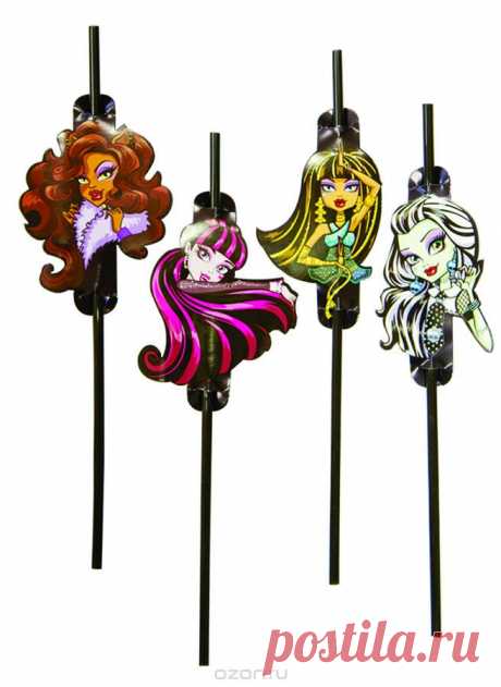 Amscan Трубочка для коктейля Monster High 8 шт Amscan Трубочка для коктейля Monster High 8 шт - купить детские товары по выгодным ценам в интернет-магазине OZON.ru. Большие фотографии, подробные описания, отзывы родителей представлены на сайте. Доставка осуществляется по Москве и в другие города России курьером или почтой.