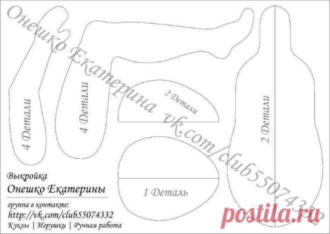 Выкройки текстильных кукол разных мастеров | all Dolls