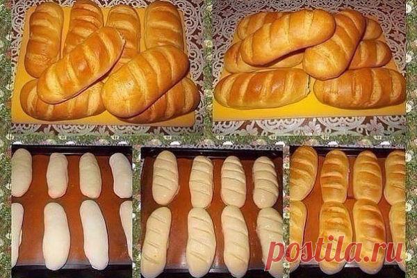 Гοтοвим домашние батоны за 30 минут. Хрустящая κοрοчκа и нежный мяκиш В магазине больше не покупаю!