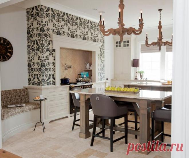 Обои для кухни – дизайн 2017 года Оформление кухни для любого домовладельца – занятие столь же ответственное, сколь и затратное. И дело не только в стоимости кухонного гарнитура и бытовой техники, но и существенных затратах на отделку...