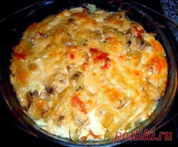 Домашние Рецепты как у мамы: Картофельная запеканка