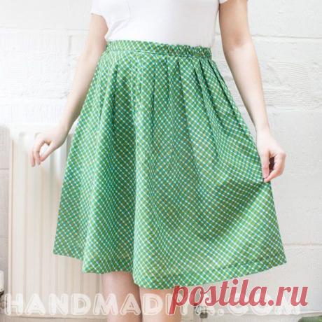 Шьем милую юбку на лето. Summer skirt