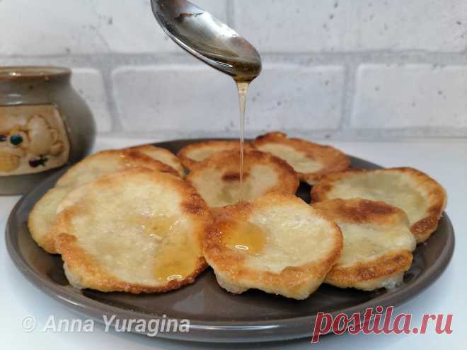 Из стакана муки и воды готовлю 