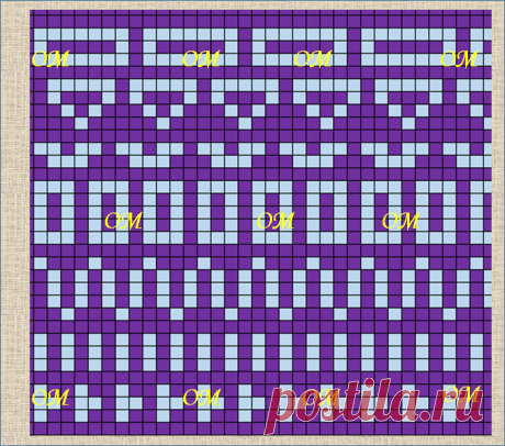 21 жаккардовая схема в стиле норвежских узоров | ЖАККАРДос | Яндекс Дзен