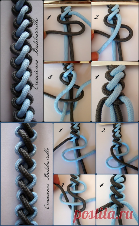 Pulseras de nudo rizado y variantes | Manualidades