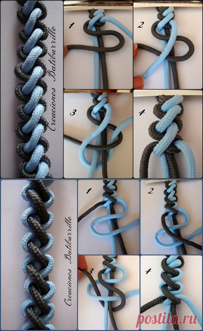 Pulseras de nudo rizado y variantes | Manualidades