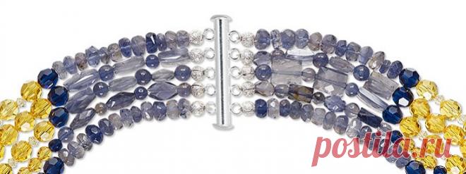 Способы завершения многорядных украшений