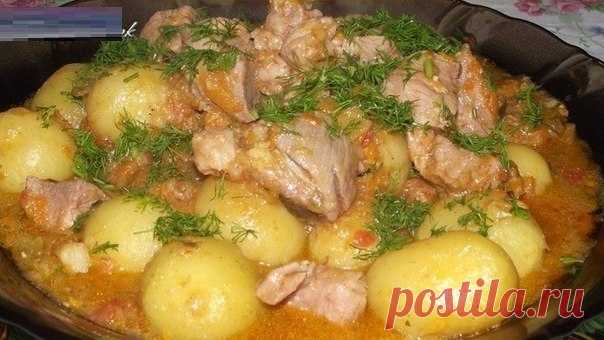 Как приготовить мясо с овощами и молодым картофелем - рецепт, ингредиенты и фотографии