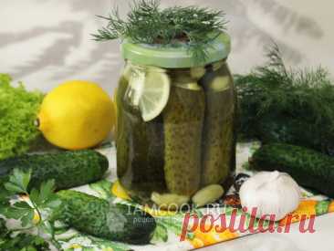 Огурцы с лимоном на зиму