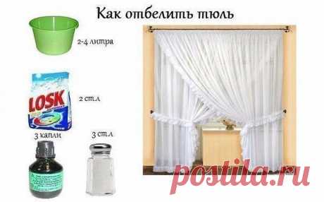Одноклассники   Если хотите отбелить тюль — поможет зеленка.