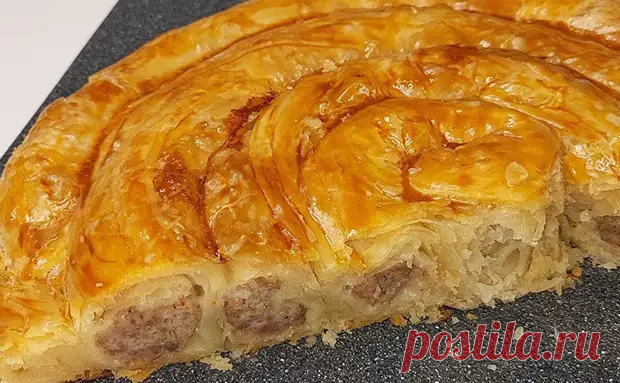 (10) Мясной пирог «11 трубочек». Готовим разом, а потом можно разделять руками: не нужен даже нож - Steak Lovers - 5 февраля - 43918458009 - Медиаплатформа МирТесен