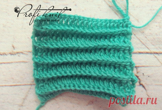 УРОКИ ВЯЗАНИЯ КРЮЧКОМ: вяжем рельефные столбики | Profi KNIT Студия вязания | Яндекс Дзен