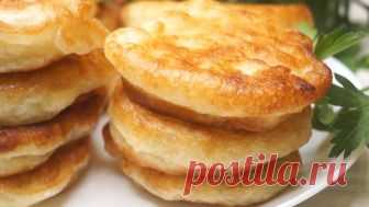 Пышные Оладьи без яиц и кефира