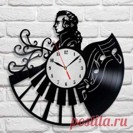 Виниловые часы Вольфганг Амадей Моцарт 474 — SWA-Shop.ru