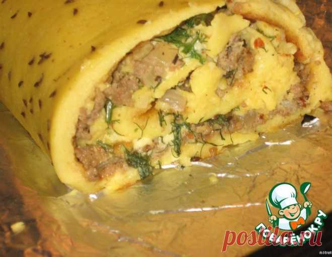 Картофельный рулет 