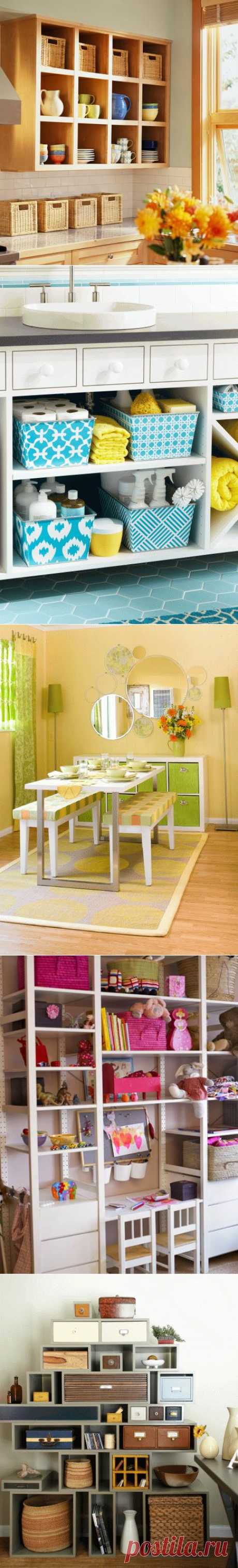 Эффективные решения в оформлении интерьера при помощи корзин и контейнеров | Город женщин