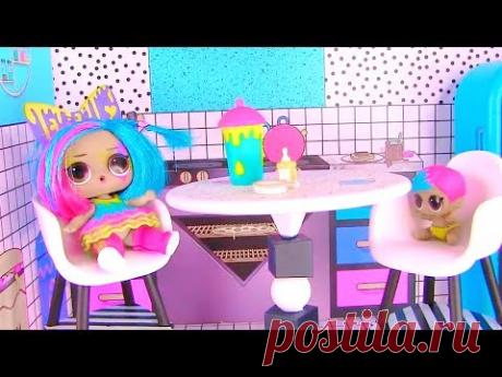 Куклы Лол Сюрприз! Завтрак с Плей До и урок рисования Lol мультик! Видео для детей Shopkins