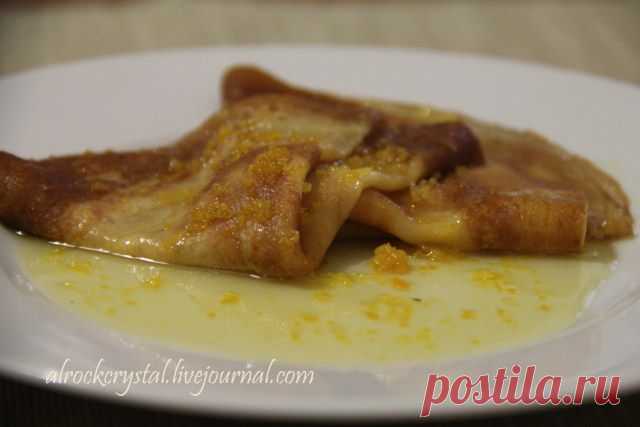 Сообщество кулинарных конкурсов - Блинчики Сюзетт (Crêpe Suzette).